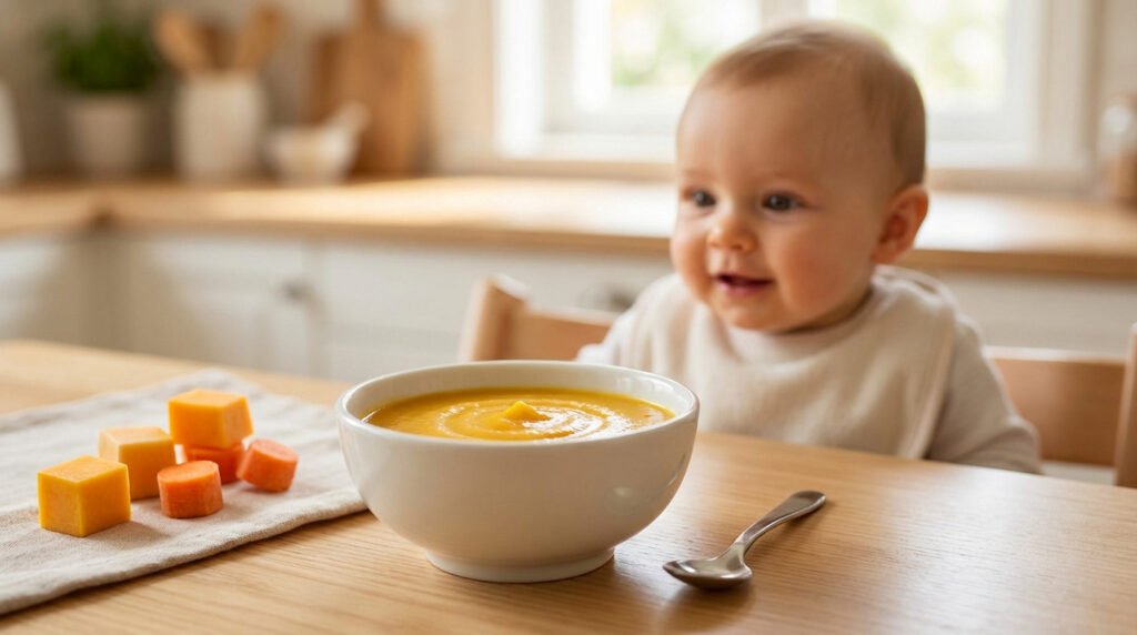 Soupe butternut bébé - Recette inratable 6 mois [Top]