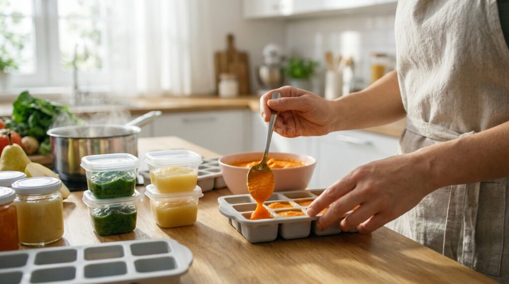Congeler purée bébé - La méthode de conservation 2026