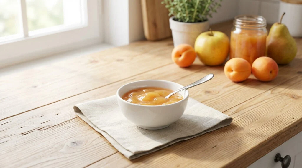 Compote bébé 6 mois - 3 recettes maison [Guide 2026]