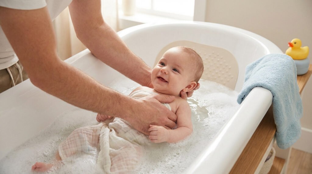 bain dun bebe dans une baignoire 3 Bain enfant | Guide sécurité et autonomie 2026 | Pro