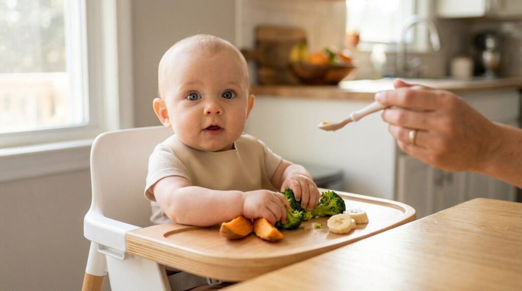 Diversification alimentaire bébé allaité | Guide 2026