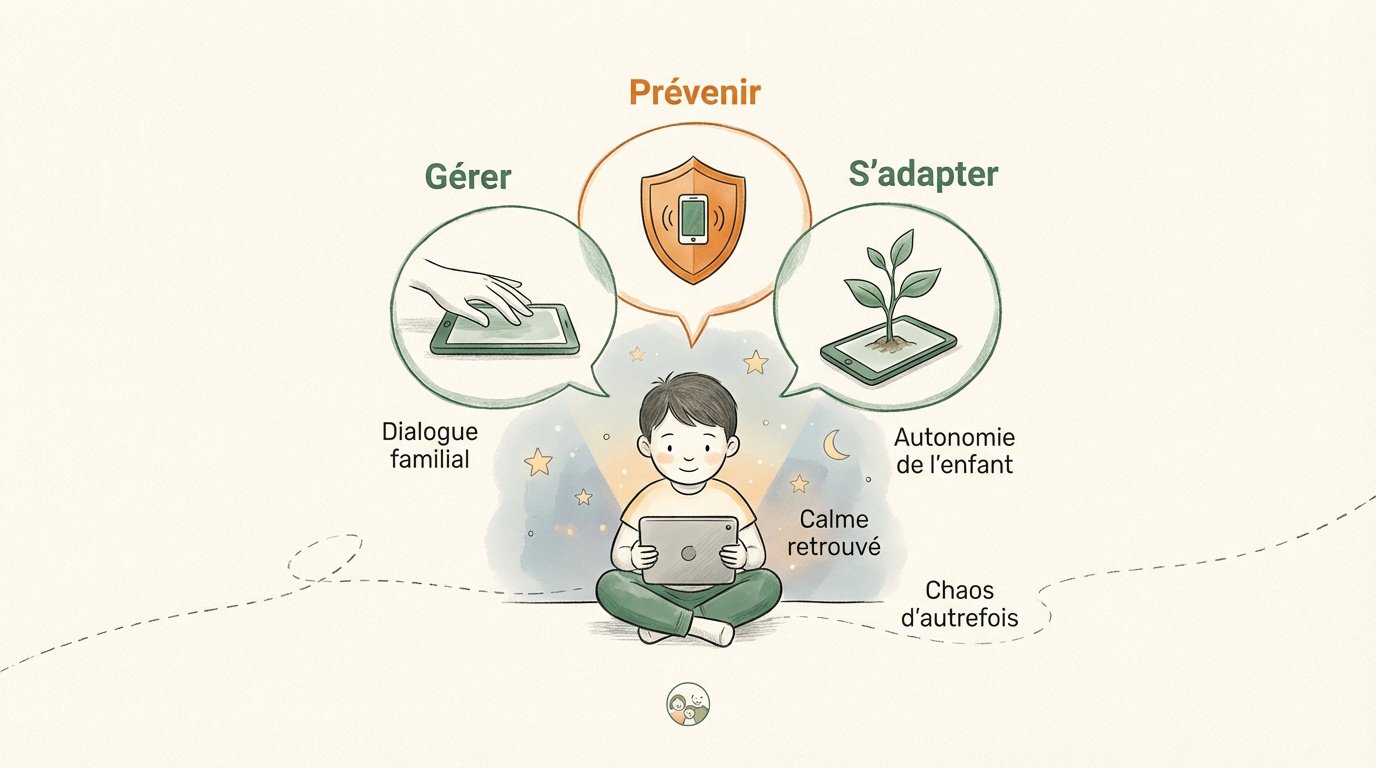 gps gerer prevenir sadapter avec les ecrans Parent et enfant utilisant la méthode GPS pour gérer le temps d'écran