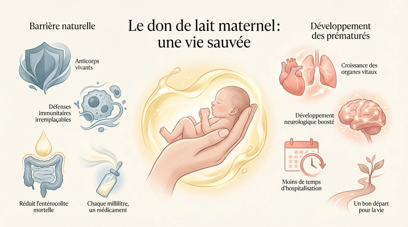 le don de lait maternel une vie sauvee Don de lait maternel collecté par un lactarium pour les nouveau-nés