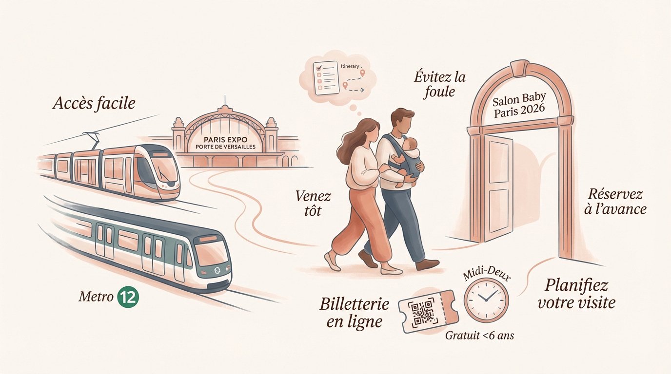 Entrée du Salon Baby Paris 2026 à la Porte de Versailles