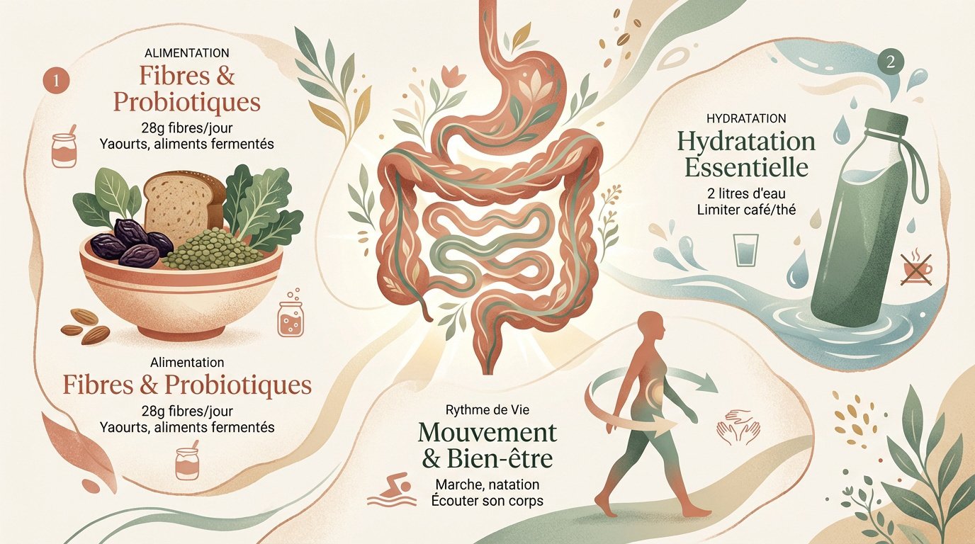 Conseils naturels pour améliorer la digestion et le transit pendant la grossesse