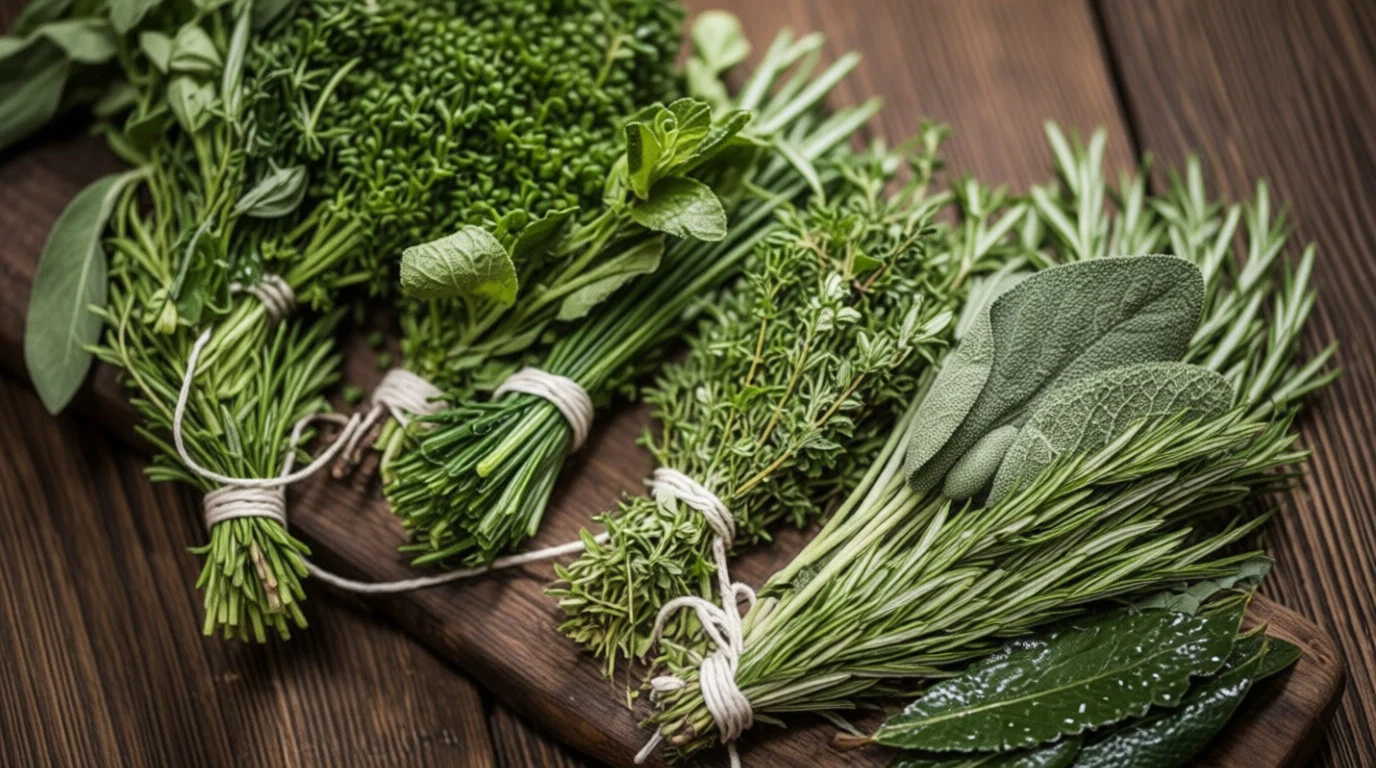 bouquet dherbes aromatiques fraiches Comment adapter vos recettes pour toute la famille ?