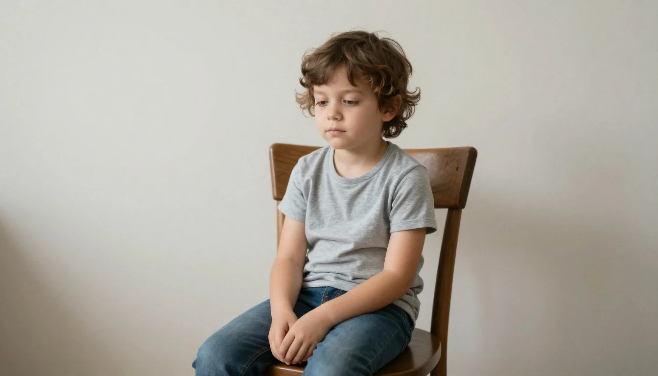 enfant seul sur une chaise Appliquer les protocoles de soins recommandés