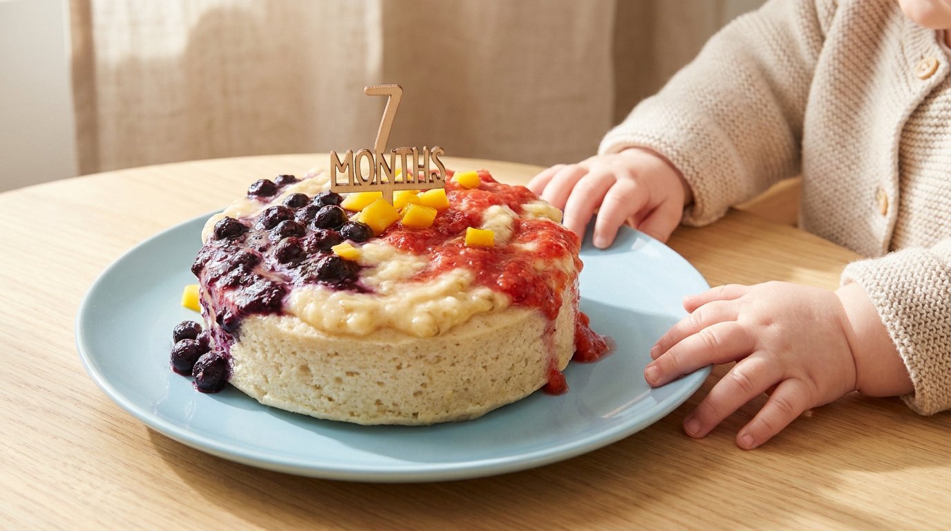 Gâteau bébé 7 mois | Recette et guide texture 2026