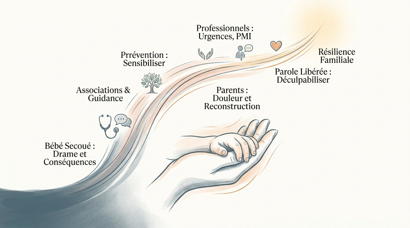 Soutien et parcours de résilience pour les familles touchées par le syndrome du bébé secoué