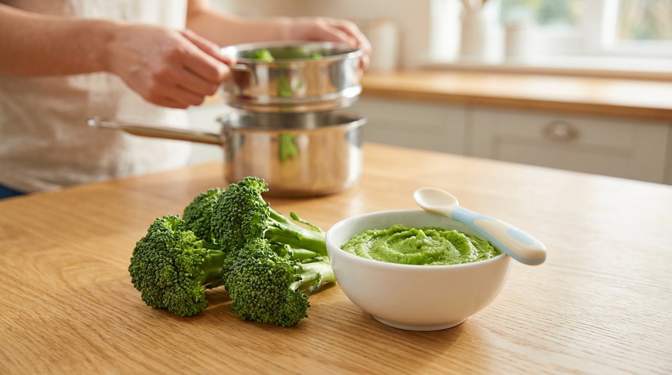 Brocoli bébé | Guide 2026 pour la cuisson et les purées