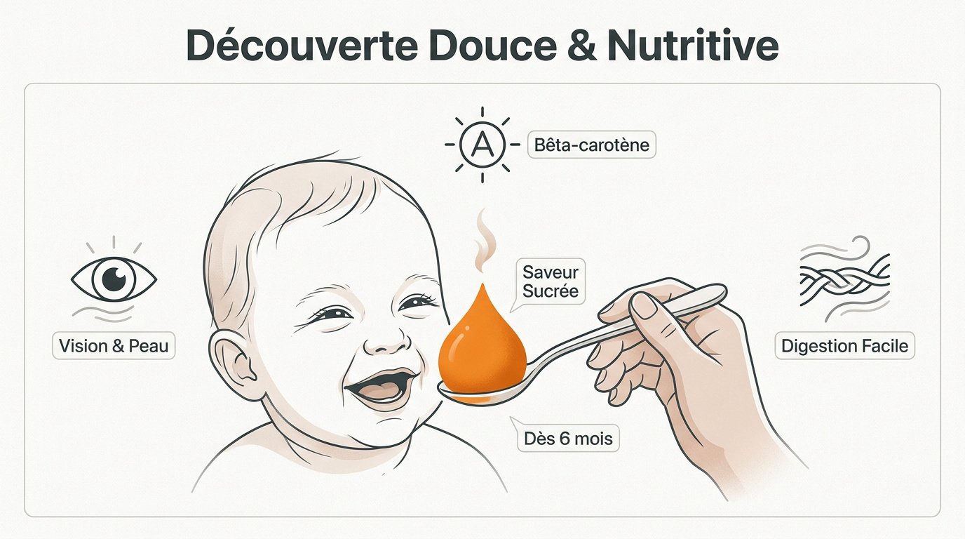 Soupe de butternut onctueuse pour bébé
