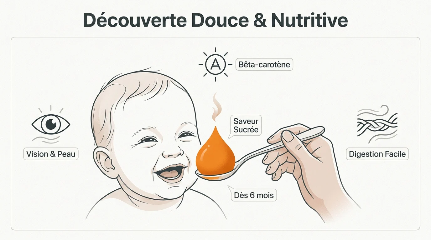 Soupe de butternut onctueuse pour bébé