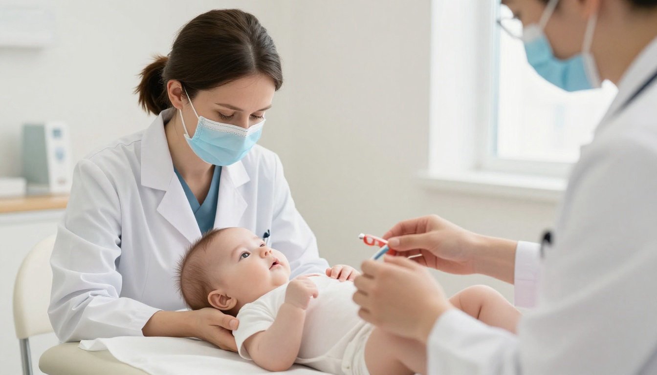 consultation pediatrique avec bebe et medecins Prévenir les risques d'allergies et les troubles digestifs