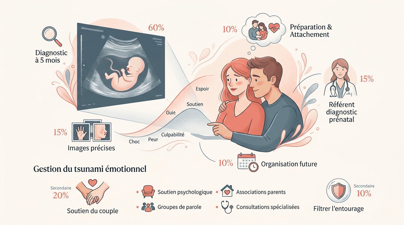 Accompagnement médical et soutien psychologique lors du diagnostic prénatal d'une fente labio-palatine