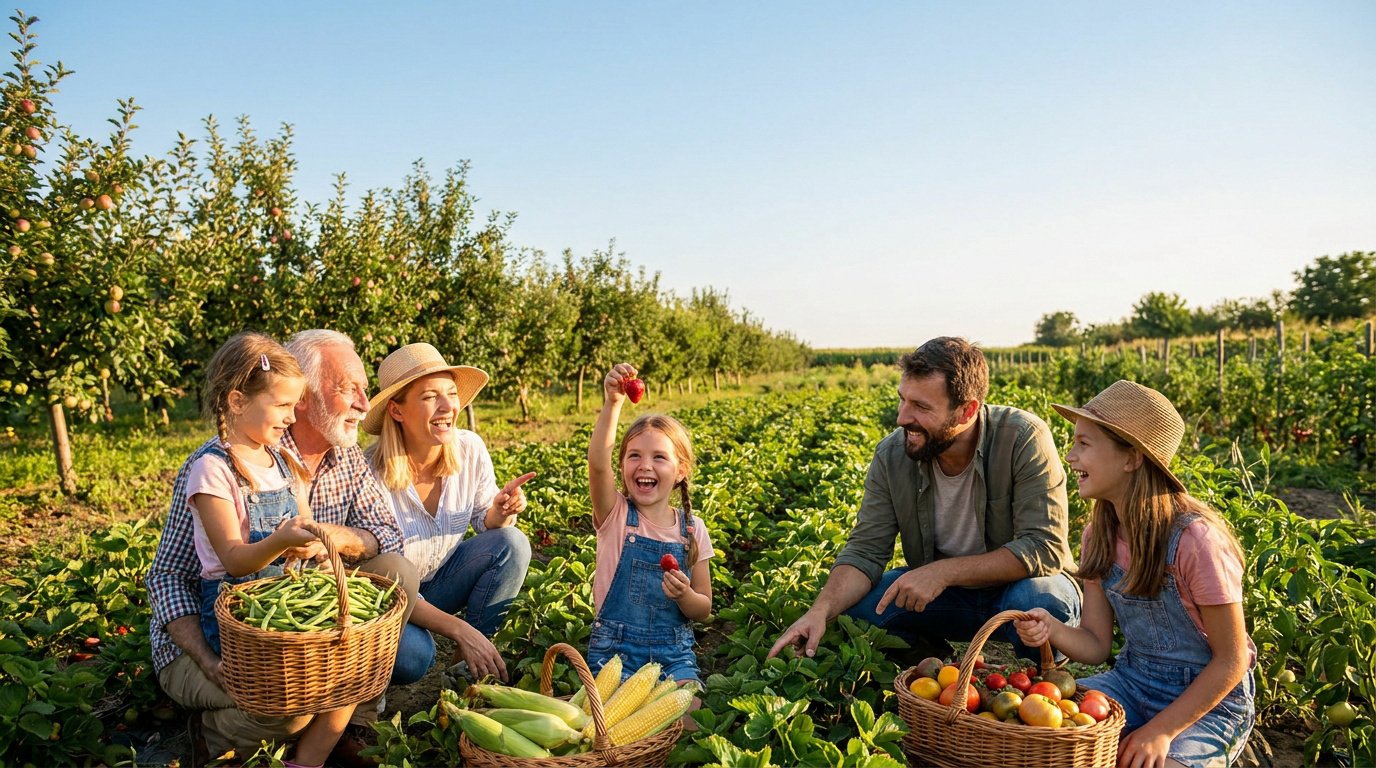 Cueillette en famille | Guide pour l'éveil des enfants
