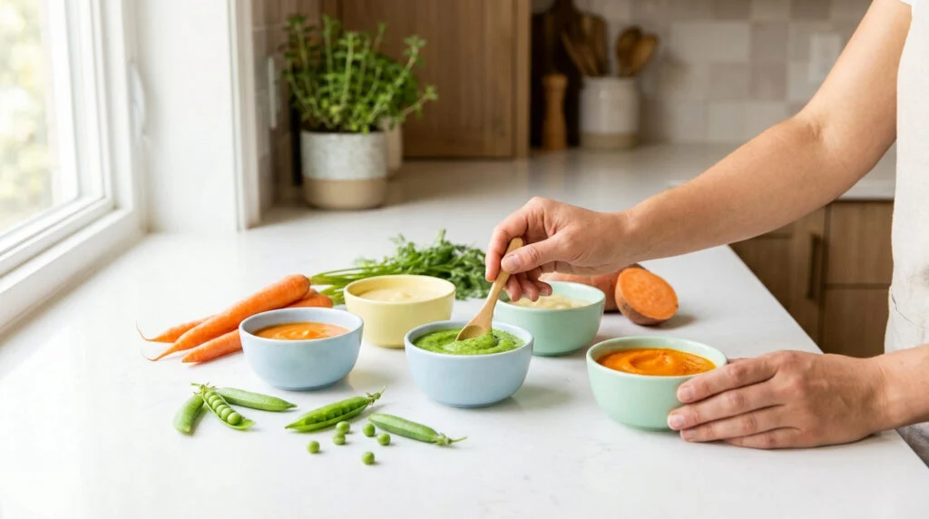 Purées bébé | Guide 2026 pour réussir le fait-maison