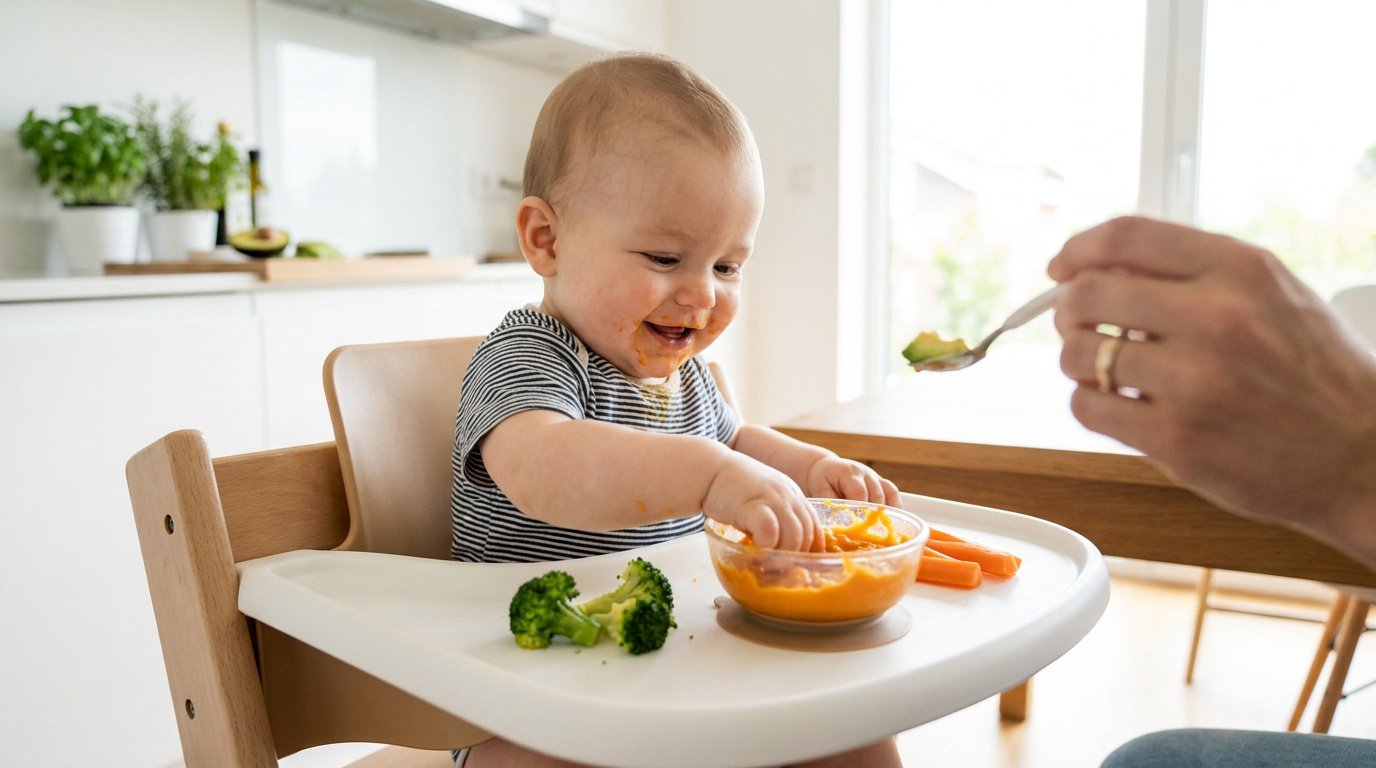 Recette bébé 9 mois | Guide menus et morceaux 2026