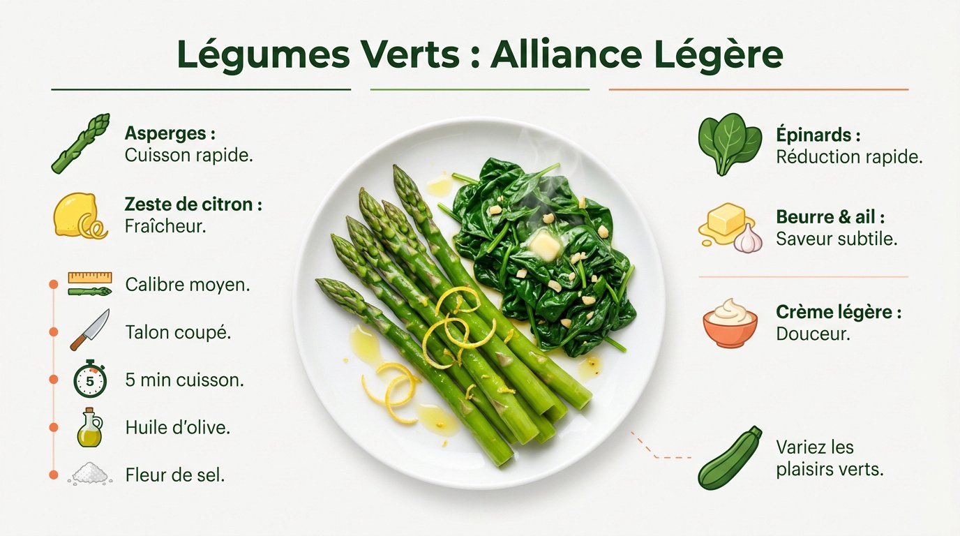 Filets de saumon grillés accompagnés d'asperges vertes et de zestes de citron