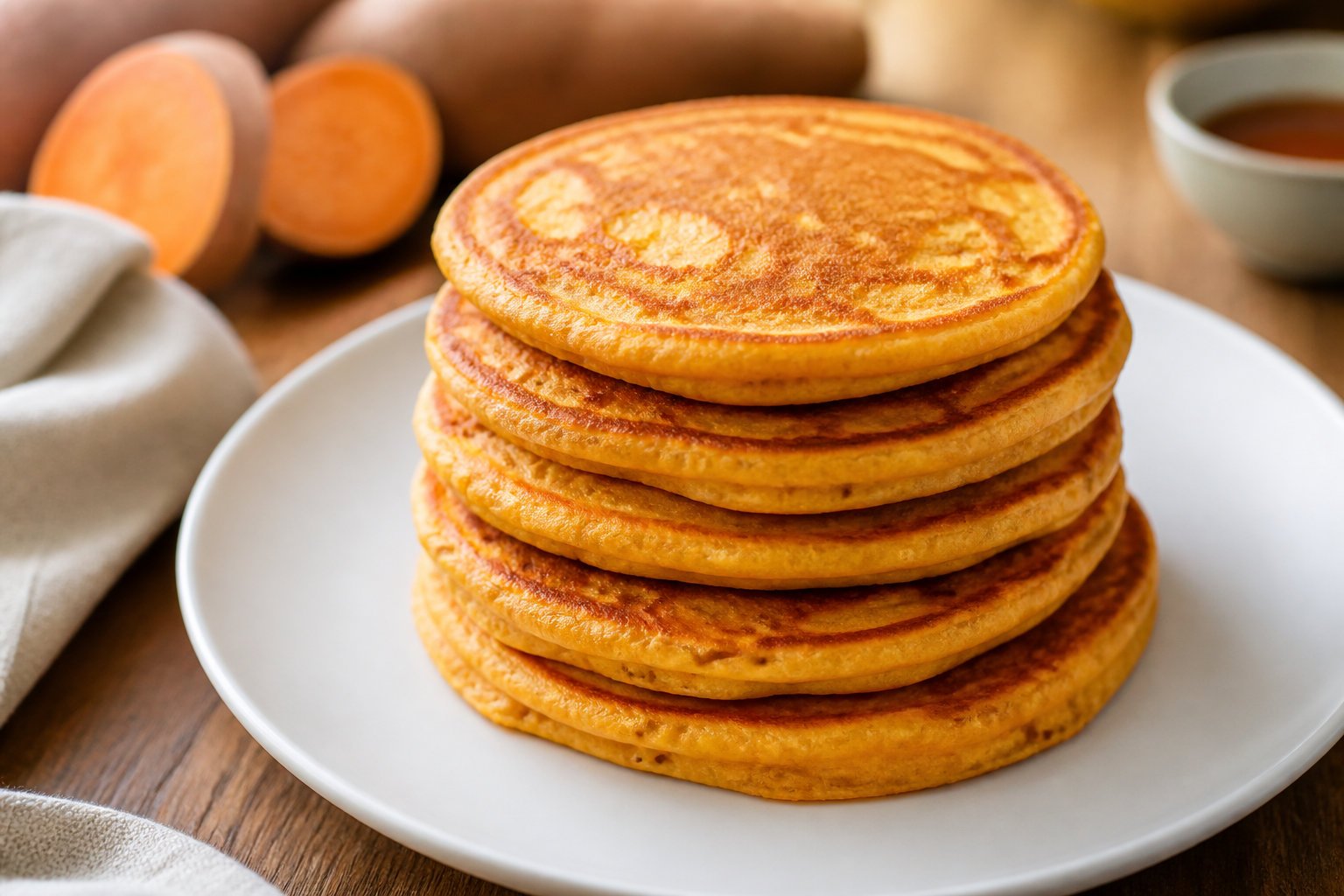 Confectionner des pancakes à la patate douce sans gluten