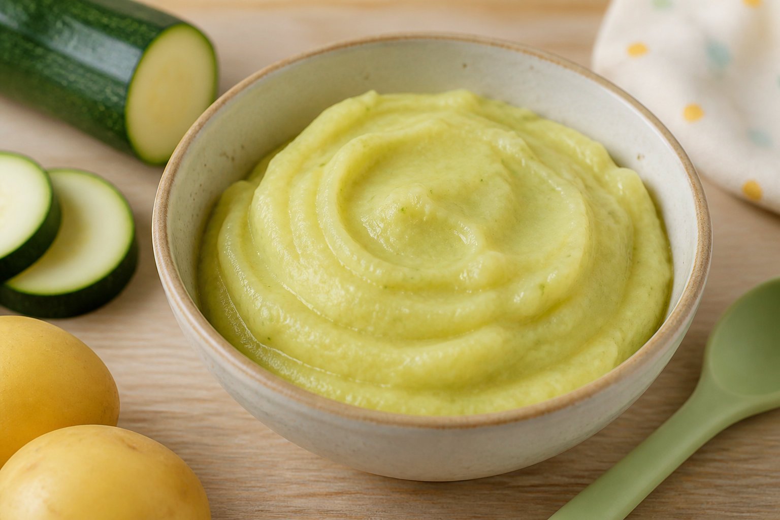 pure de calabacin y patata para bebe Aliments recommandés pour favoriser un sommeil paisible