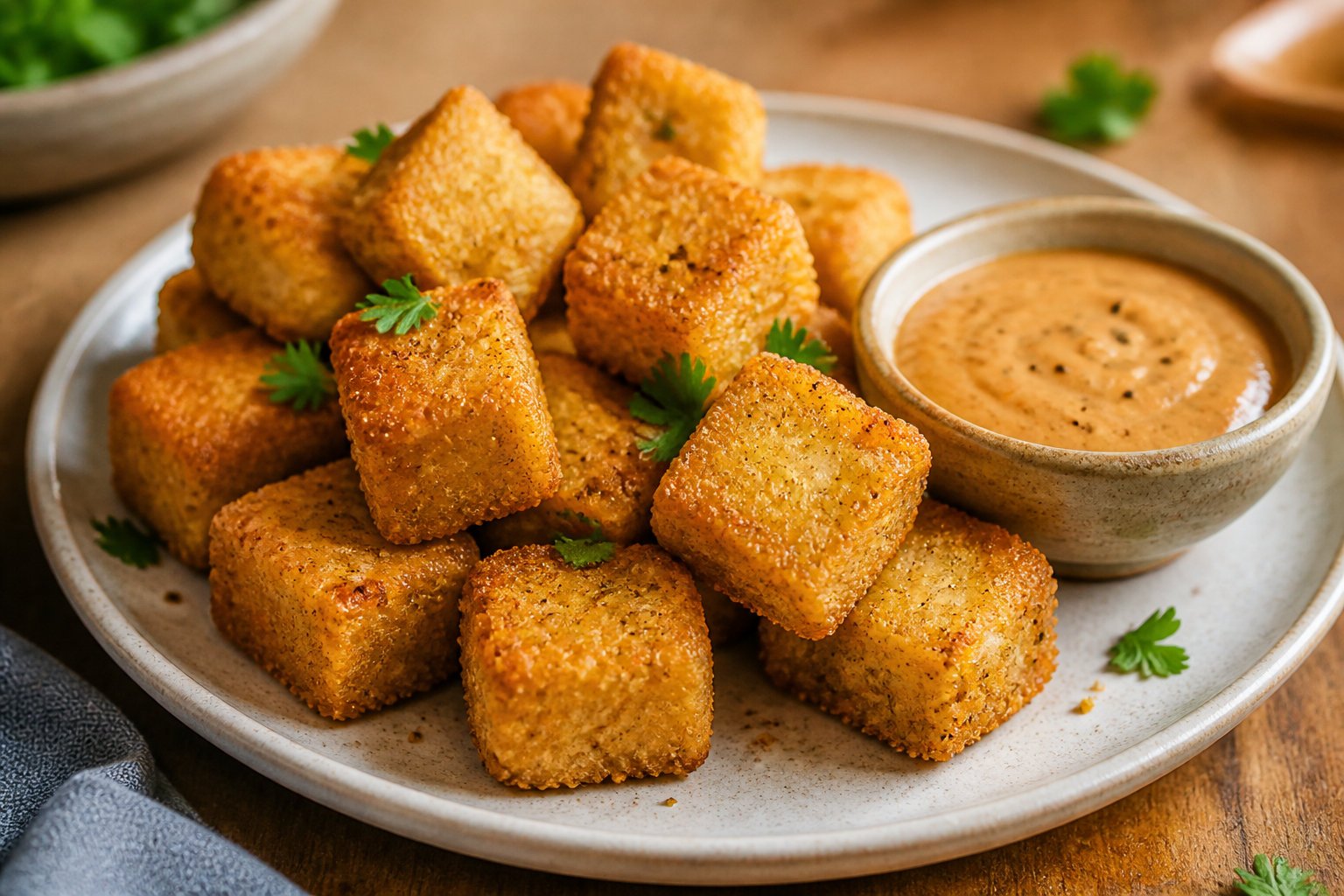Réaliser des nuggets de tofu au four