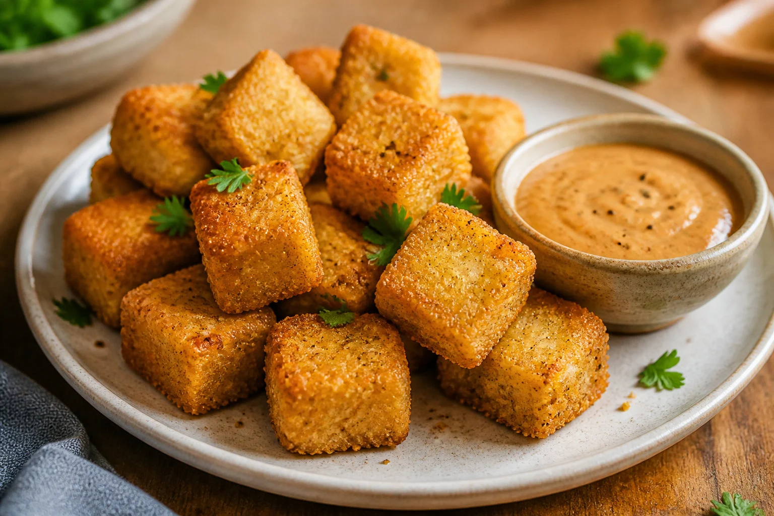 Réaliser des nuggets de tofu au four