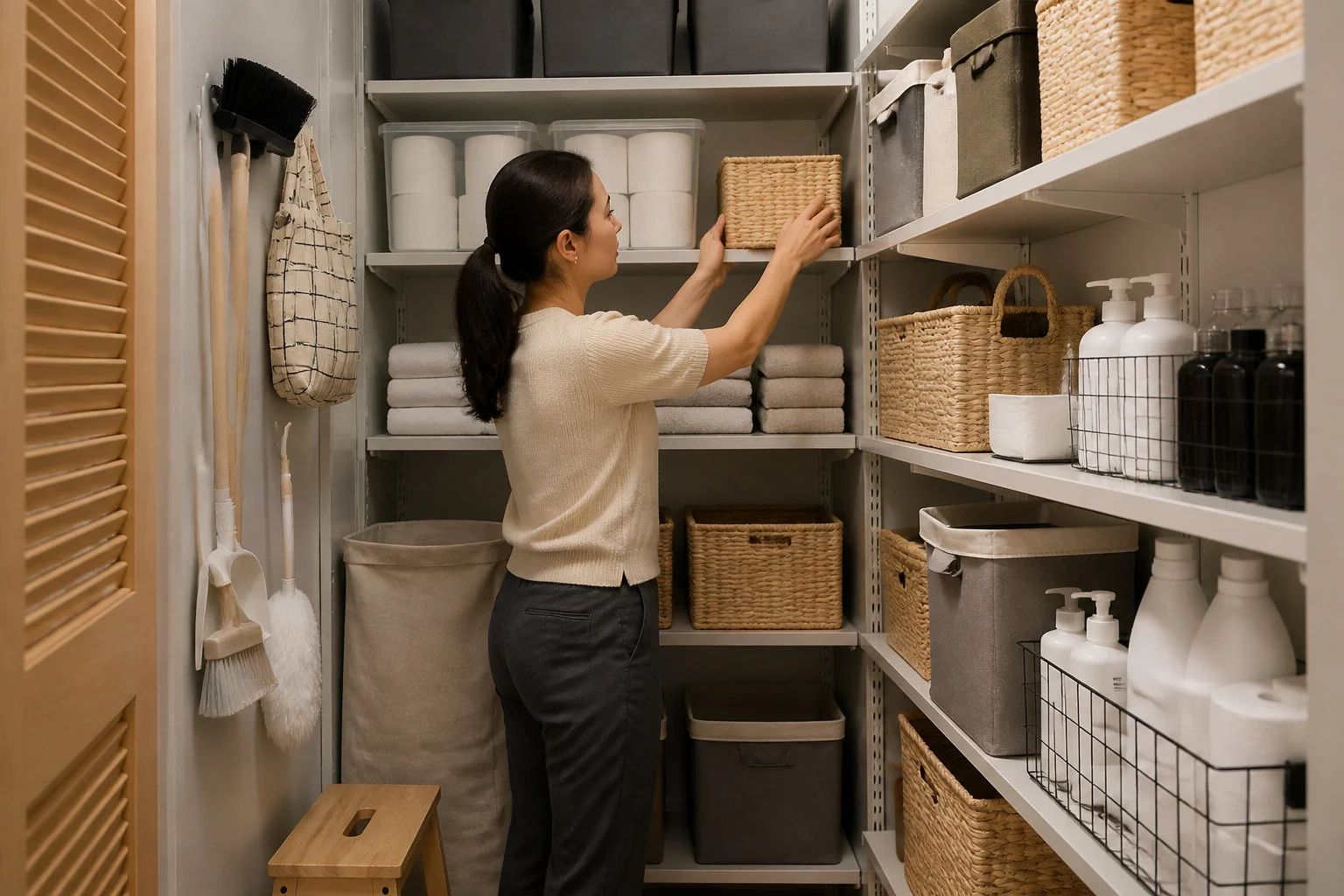 organised storage and hygiene supplies Organiser la conservation et le stockage des repas
