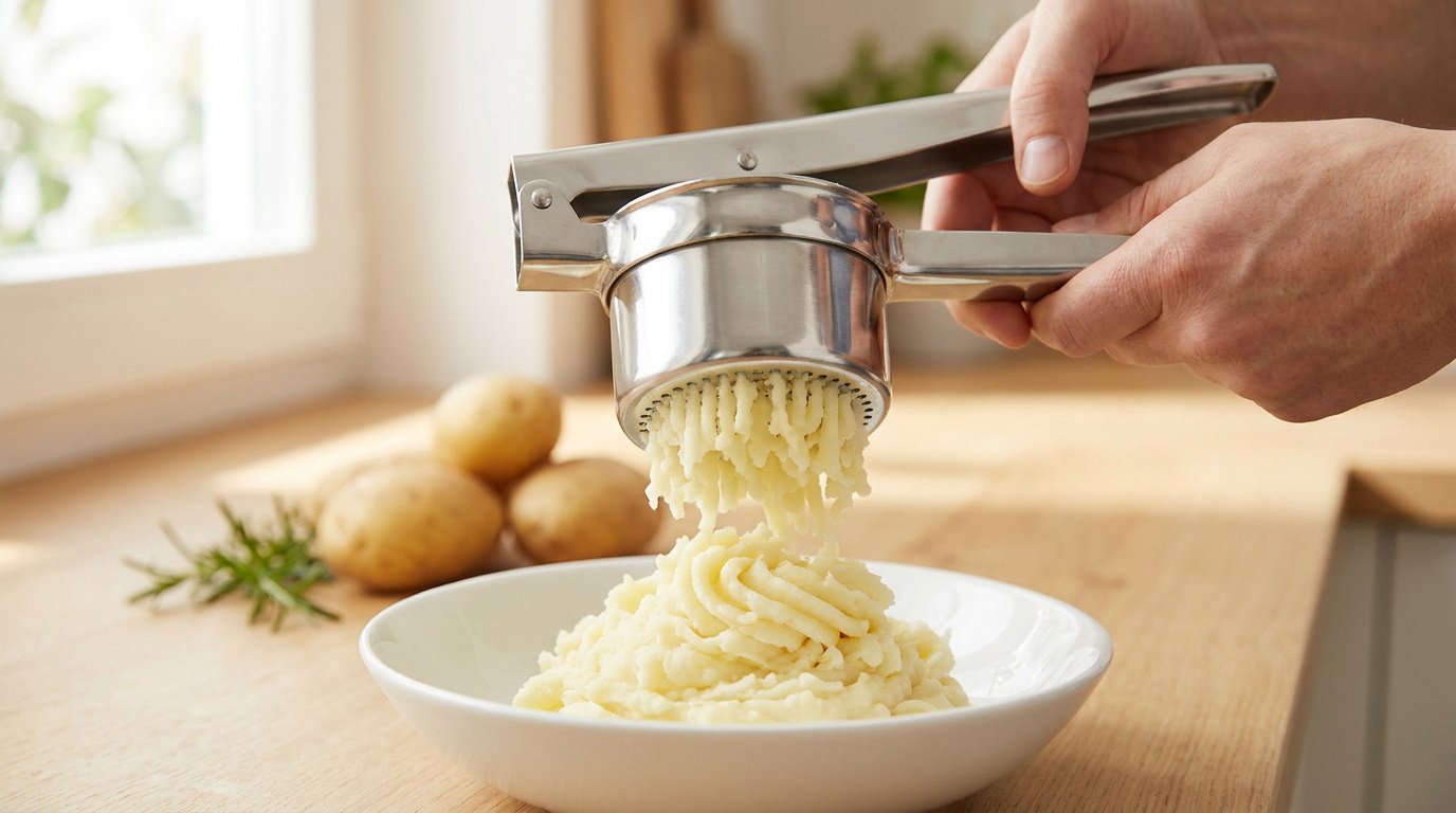 presse puree en action 3 presse purée | Guide 2026 pour réussir vos textures Avis