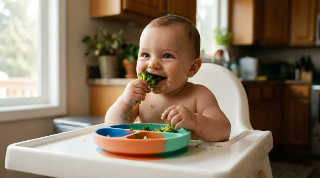 bébé mange seul | Guide et étapes de l'autonomie 2026