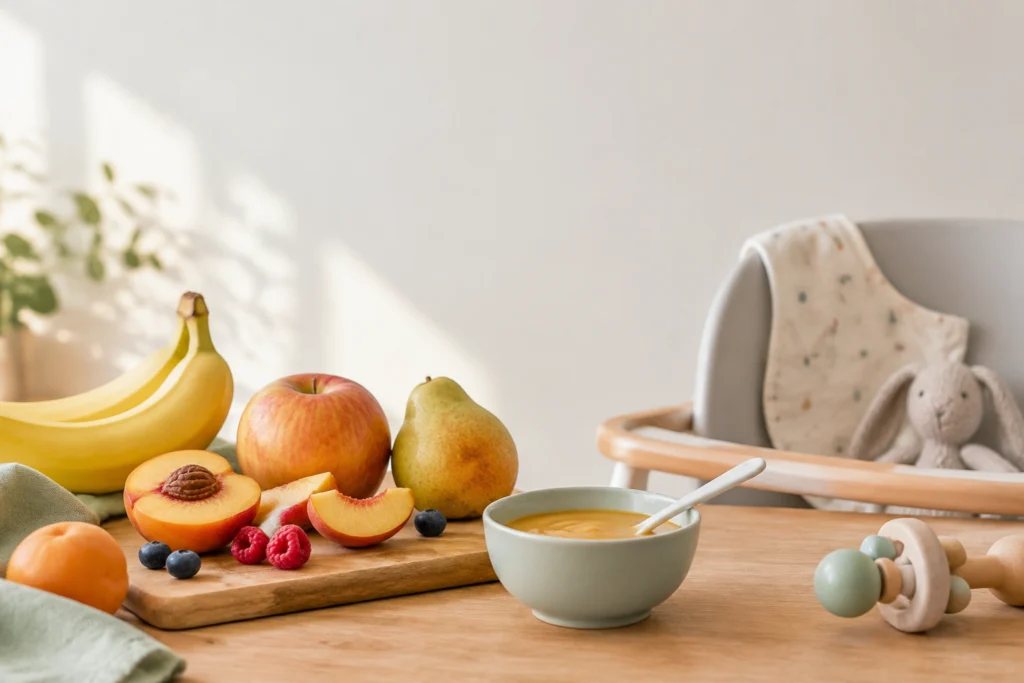 Fruits bébé 5 mois - nos conseils pour bien les introduire