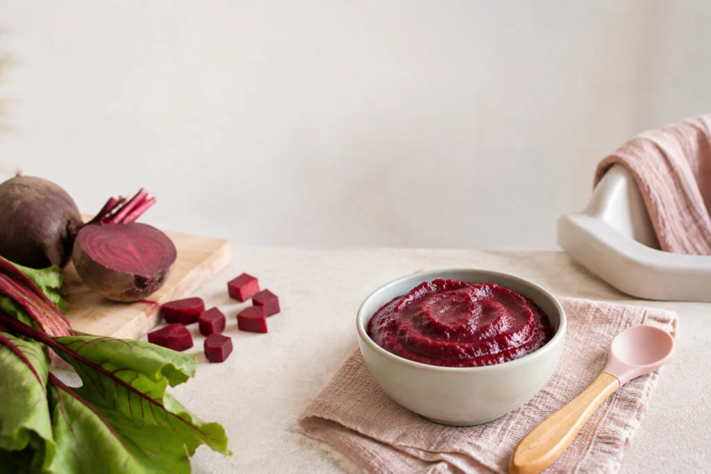 Recette bébé betterave | purée adaptée dès 4 mois, facile