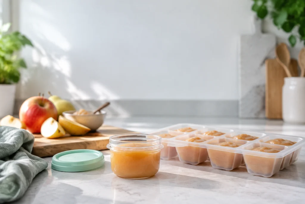 Congeler compote bébé - guide de conservation sécurisé