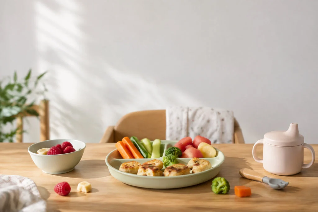 Finger food pour bébé, morceaux et recettes adaptées