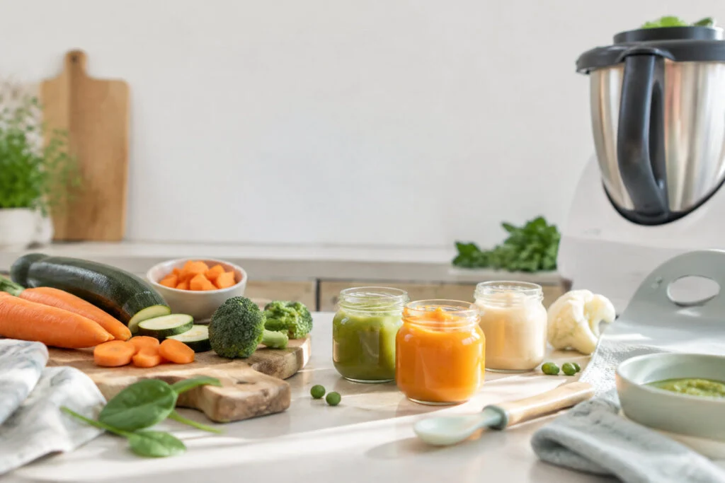 Recettes pour bébé au Thermomix, simples et adaptées