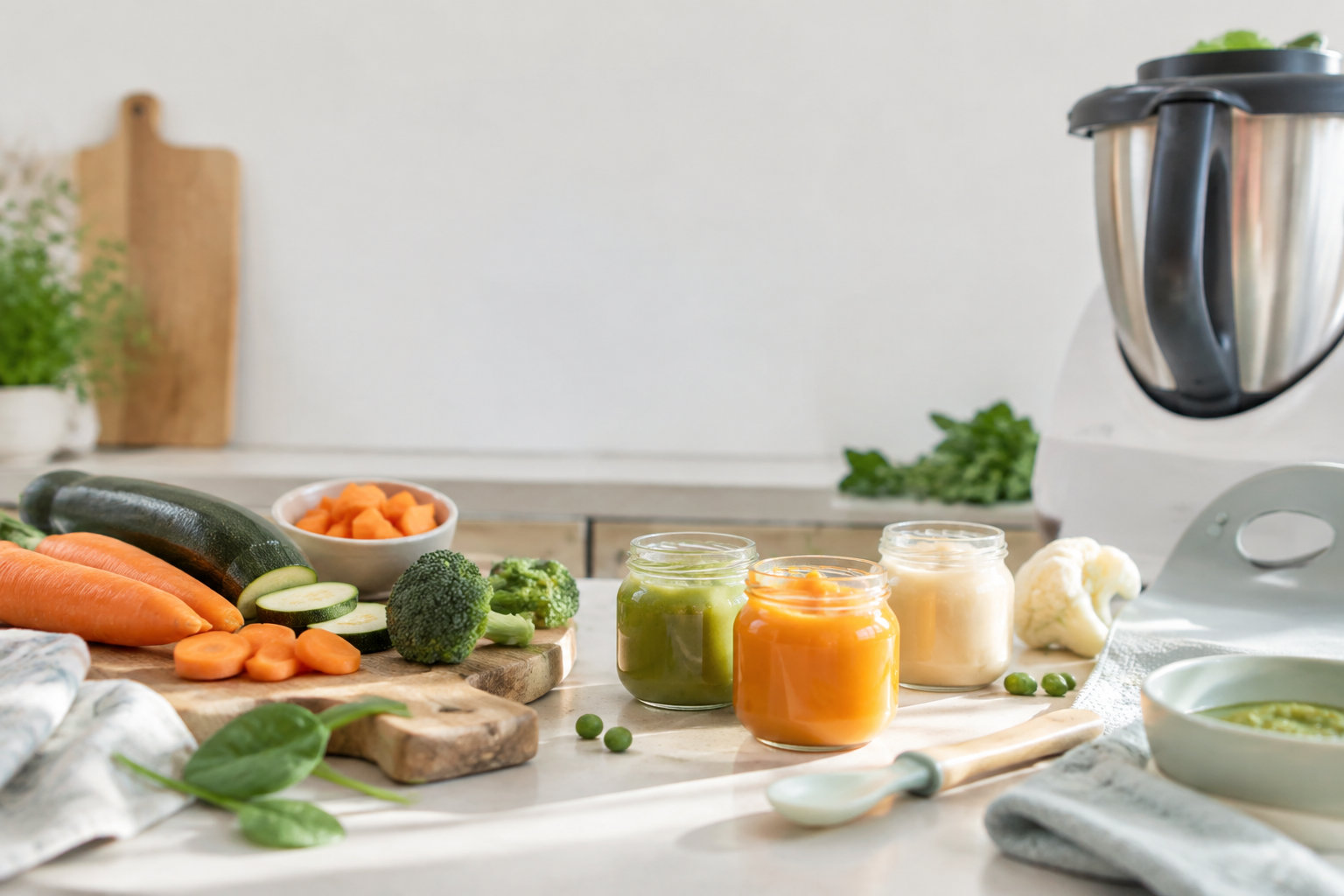 Recettes pour bébé au Thermomix, simples et adaptées