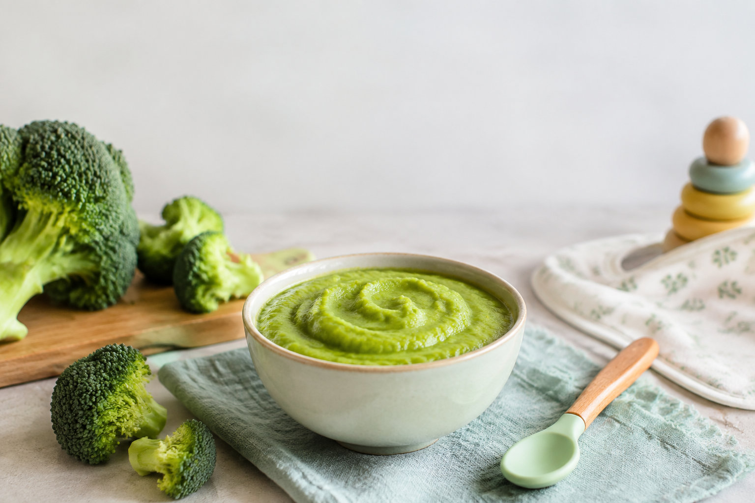 Purée de brocoli pour bébé, recette et conservation