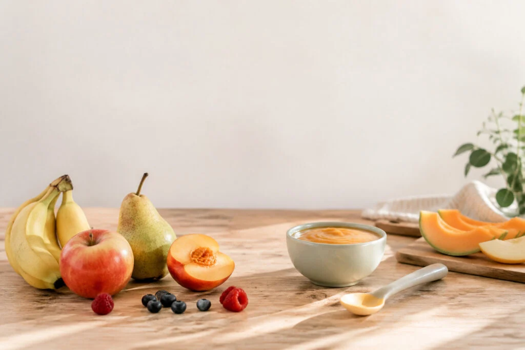 Fruits pour bébé de 5 mois | choix et préparation adaptée