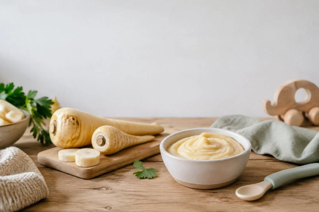 Recette bébé panais : une purée facile dès 4 à 6 mois
